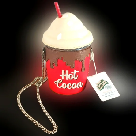 SKINNYDIP Hot Cocoa Crossbody Bag NWT - Picture 1 of 5